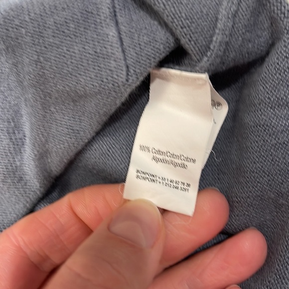 Bonpoint soft pewter blue cardigan sweater size 2 - Picture 5 of 7